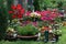 Flowers display in the cemetery