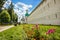 Flowers on a flowerbed near the Lavra