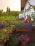 Flowers on the home balcony