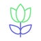 Flowers Isolated Vector icon that can be easily modified or edited