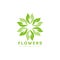 Flowers Logo Design inspiration. logo modern template
