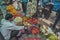 Flowers Market in Varanasi, India