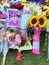 Flowers and Messages for the Queen at the British Embassy in Washington DC