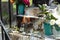 Flowers and Offerings left to a Saint Statue