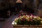 Flowers in Santa Anastasia Cathedral in Verona