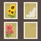 Flowers stamps