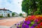 Flowers and streets of Liechtenstein