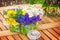 Flowers, table decorations, Easter