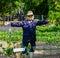 Flowers from Wanaka New Zealand; Scarecrow