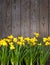 Flowers Wood Fence Background