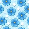 Flowery seamless background 7