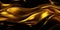 Flowing gold on Gradient Black Background
