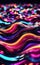 A flowing neon lights internet digital abstract background