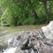 Flowing river fishing camping relaxing