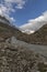 Flowing River on Manali Kaza Road, Himachal Pradesh, India