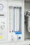 Flowmeter on medical hospital anesthetic machine