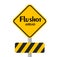 Flu Shot Ahead Sign