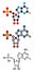 Fludarabine blood cancer drug molecule