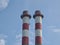 flue gas chimney thermal power plant