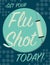 Flue shot poster