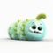 Fluffy Caterpillar: Cute 3d Animation With Playful Character Design