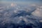 Fluffy Clouds in a blue sky