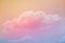 fluffy cloudy sky with pastel gradient color and grunge texture for nature abstract background