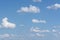 Fluffy cumulus clouds.blue sky panorama,sky cloud