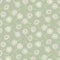 Fluffy dandelions seamless vector pattern