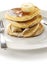 Fluffy ricotta pancakes with banana