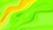 Fluid blur neon light yellow green color wavy line background. Abstract liquid backdrop. Glitch Art trippy digital wallpaper.