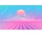 Fluid gradients landing web page header with space landscape, abstract graphical color banner, modern vector horizontal background