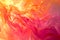 Fluid Harmony - Abstract Flowing Pattern in Pink and Orange Palette