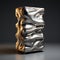 Fluid Metallic Cabinet: 3d Model Inspired By Avicii Music