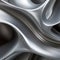 Fluid Organic Metal Shapes: A Modern Abstract Background