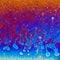 Fluid soap bubble psychedelic colorful abstract art