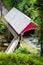 Flume covered bridge Lincoln New Hampshire USA White Mountains