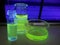 Fluorescent chemical in a bottle