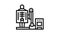 fluoroscopy radiology line icon animation