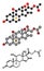 Fluprednidene acetate corticosteroid molecule