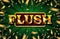 Flush. Illustration Online Poker casino