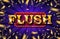 Flush. Illustration Online Poker casino