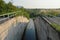 Flush way tunnel for drain water and protect flooding at Wang Bon reservoir Thailand