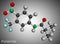 Flutamide molecule. It is is antiandrogen used for locally confined stage B2-C and D-2 metastatic prostate carcinoma. Molecular