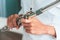 Flute :  A closeup of hands of a musician playing the flute, detail shot, classical music, wind instrument performance player up