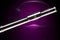 Flute Isolated on Purple