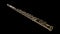 Flutes classical orchestra musical instrument closeup isolated