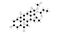 fluticasone propionate molecule, structural chemical formula, ball-and-stick model, isolated image topical steroids