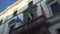 Fluttering European Union flag, Italian and Veneto flags on the building in Padua - 4K, Handheld