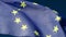 Fluttering flag of European Union
